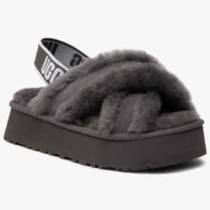 UGG Kapcie Sandały Disco Cross Slide 1121550 Szare