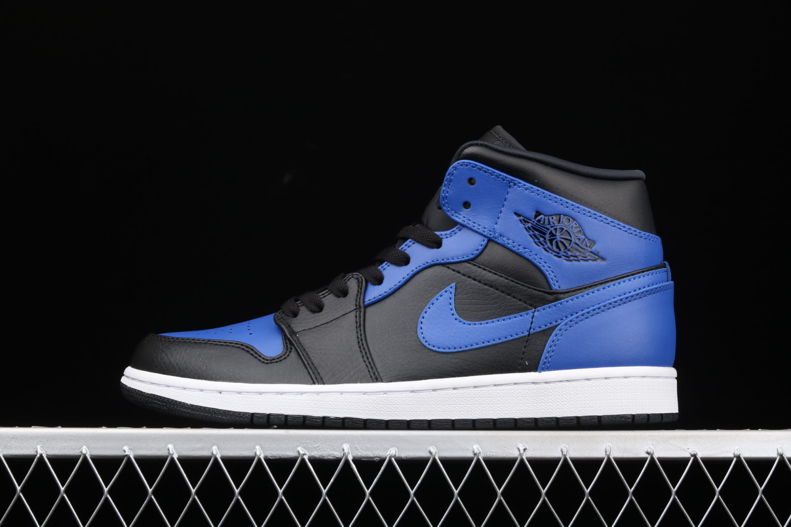 Buty Nike Air Jordan 1 Black-Blue 554724-077 - obrazek 6