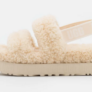 Kapcie Sandały UGG OH FLUFFITA 1120876 Ecru