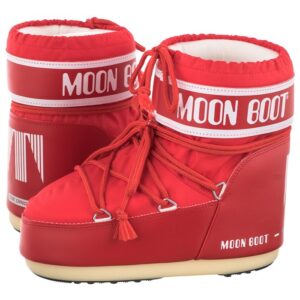 Buty zimowe Moon Boot Nylon 14093400009 Czerwone